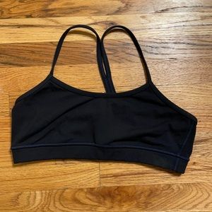 Lululemon black sports bra